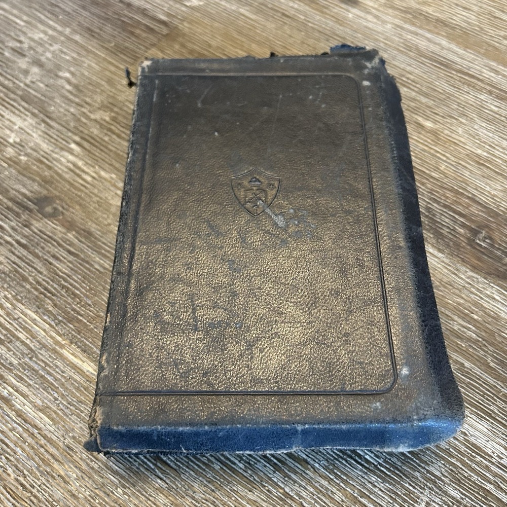 Vintage Saalfield Holy Bible KJV Minion Pocket Edition Order of Builders 1929